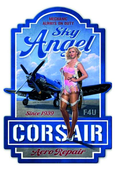Sky Angel's Corsair Vintage metal poster metal sign V4-ANGEL